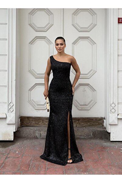 Modafeminen Rochie din catifea Trend cu paiete 583150