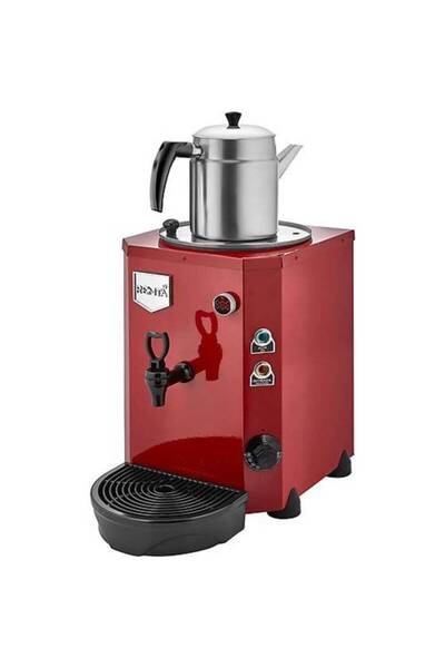 Remta Mini Jumbo 9 Litre Tek Demlikli Çay Kazanı Makinesi - Kırmızı