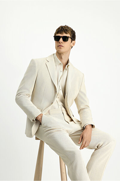 Kiğılı Regular Fit Mono Collar Classic Jacket