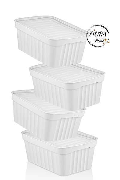 FİORA 4'lü Set 6.Lt. Çok Amaçlı Saklama Kutusu
