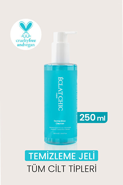 Eclat Chic Derma Glow Yüz Temizleme Jeli – Seramid + Niacinamide + Aloe | Tüm...
