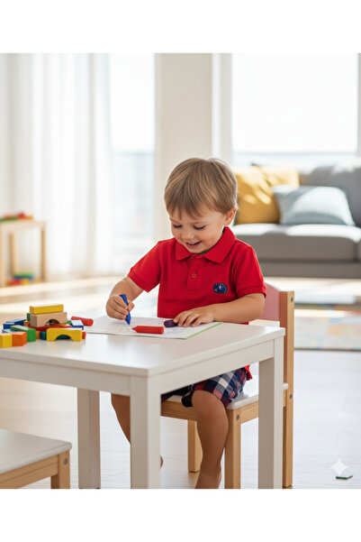 babixkids Nazar Bebe Dinosaur Embroidered Shorts Baby Boy Set