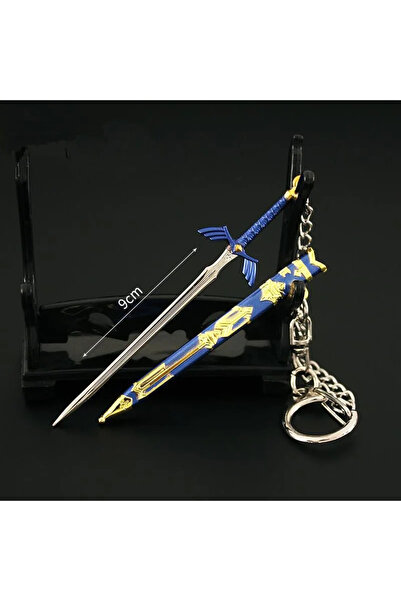 Choice One Size 9 cm Game Zelda Link Master Sword Key chains Cosplay Alloy Openable Swords Pendant Props Ke
