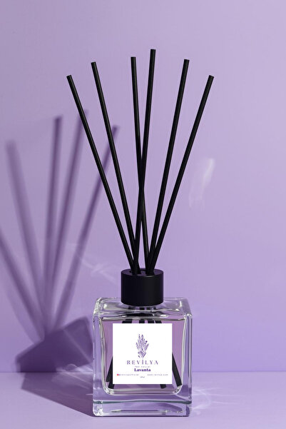 Room Fragrance with Sticks 100ml Lavender - Long Lasting, Natural, Refreshing Home Fragrance, Diffuser