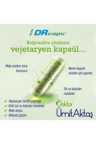 Dr. Ümit Aktaş Probiyotika - 30 Enterik Kapsül - Gıda Takviyesi
