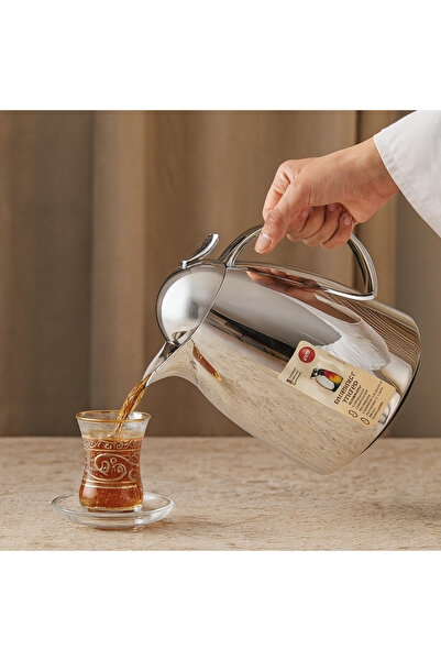 emsa German Thermos Oberg Chrome, Luxury Design, 1 Liter Capacity