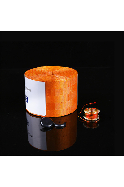 Choice9 Orange 4.8cm X 360cm Car Seat Belt Color Personality Modification Sea...