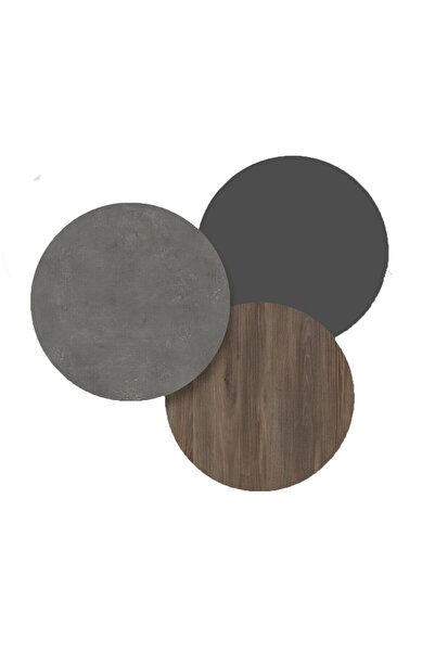 L'occi Concept Darian A Ofis Masası 180cm*90cm Kahve-beton-antrasit Dr1-cga