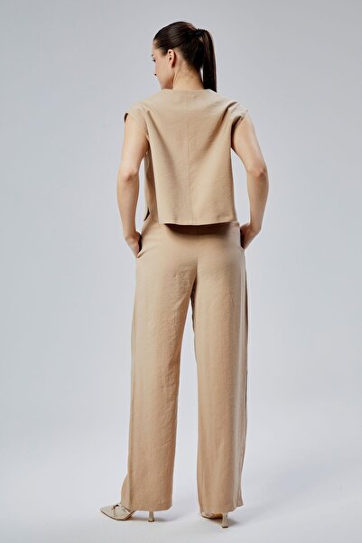 Bolivente Stone Regular Modal Fabric Vest