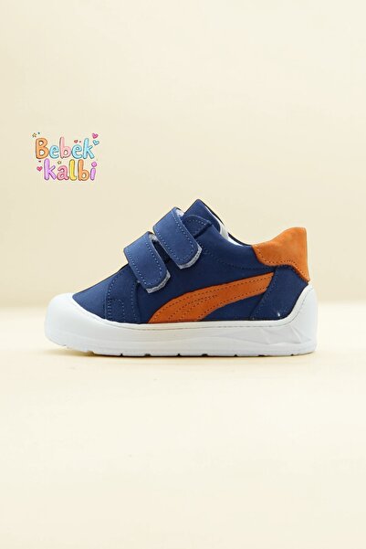 NİNO BEBE Nino hakiki deri ortopedik taban ilk adım bebek ayakkabısı