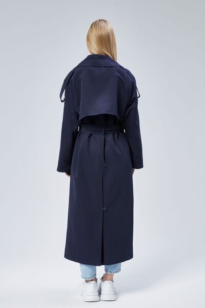 Bolivente Жіночий довгий тренчкот на підкладці в стилі оверсайз