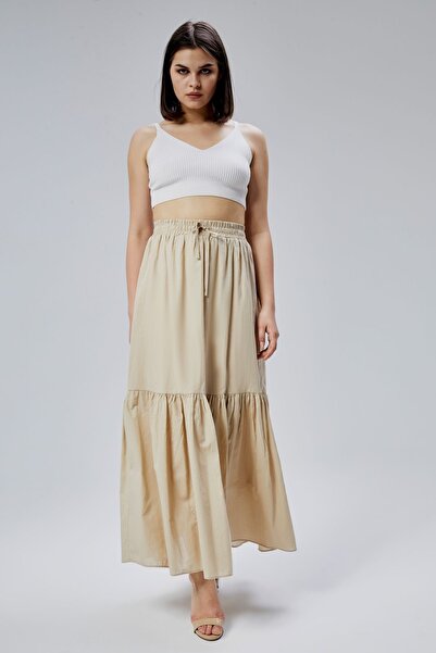 Bolivente Μινκ κανονική βαμβακερή φούστα Voile