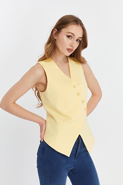 Bolivente Жіночий жилет з V-подібним коміром та ґудзиками