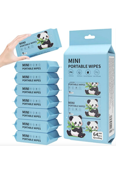 zeydam Mini Cep Islak Mendil (Bir paket 8li) –Çanta Tipi Taşınabilir, Renkli ...