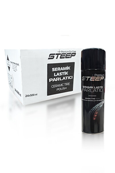 STEEP Seramik Lastik & Tampon Parlatıcı Sprey 24 Adet 500ml