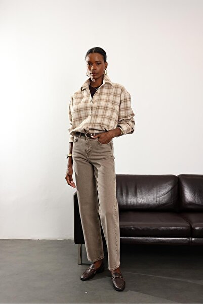 5in1Canpolat Πουκάμισο με καρό βιζόν