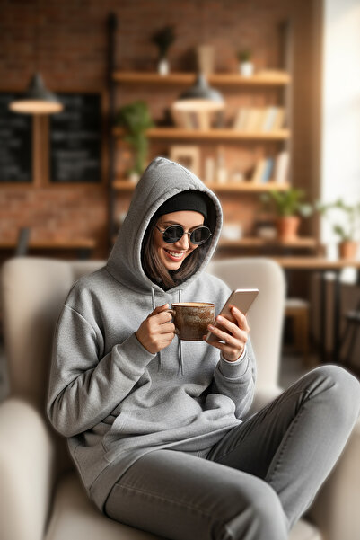 modacix SIVA PREVELIKA KA Sa kapuljačom DUKSETKA - HUDBA