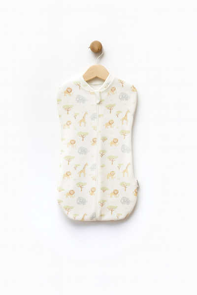 Melekpare 100% Cotton Zippered Baby Swaddle Newborn