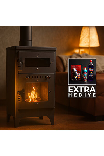 Sistem Özel Pelet Soba | Modern Premium Isıtıcı + Fırın Keyfi
