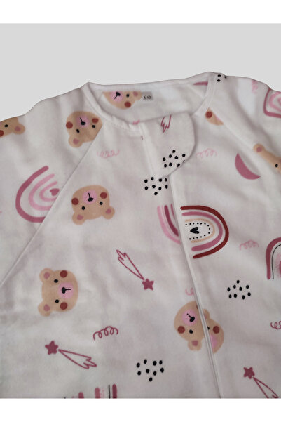 RUKİYE YAVUZ Pamuk Pazen كيس نوم شتوي للأطفال بأكمام طويلة، 100% قطن، تصميم خ...