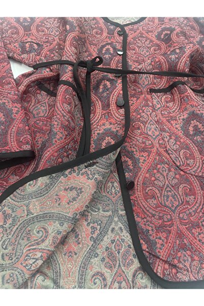 Sara Deluxe Jakar Ceket Tesettür Giyim