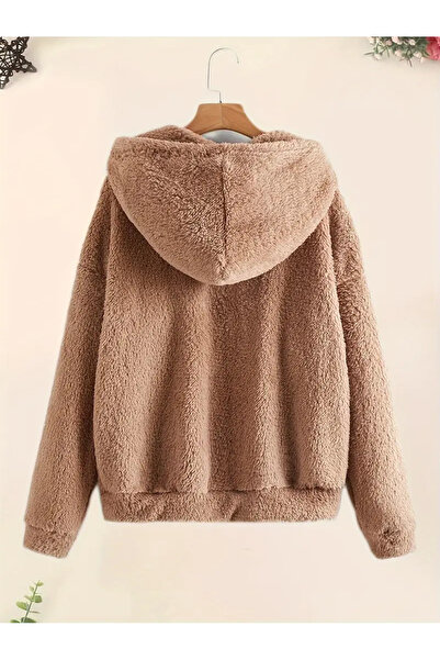 LG LAGULER Μπουφάν με φερμουάρ, Πλεκτό φούτερ με κλίση τσέπη, Casual μακρυμάνικο φούτερ