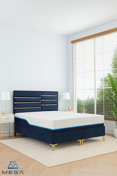 MEG'A Bedding Meg'a The Bed S2 Torba Yaylı Yatak Fermuarlı Yıkanabilir Kılıflı Ortopedik Visco Yatak