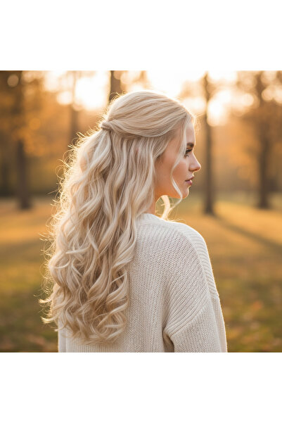 Afrodit Giyim 8 قطع من الألياف الاصطناعية المموجة / البلاتينية