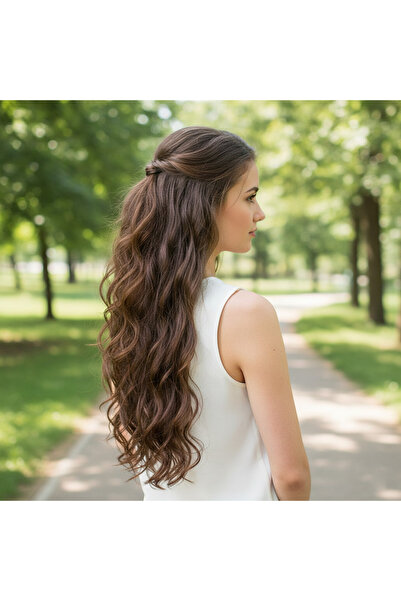 BilfolD Fiber Sen Wavy 8 Pieces Snap Snap / Coffee Caramel