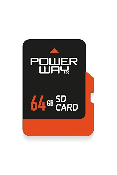 POWERWAY 64 GB Memory Card Adapter Included