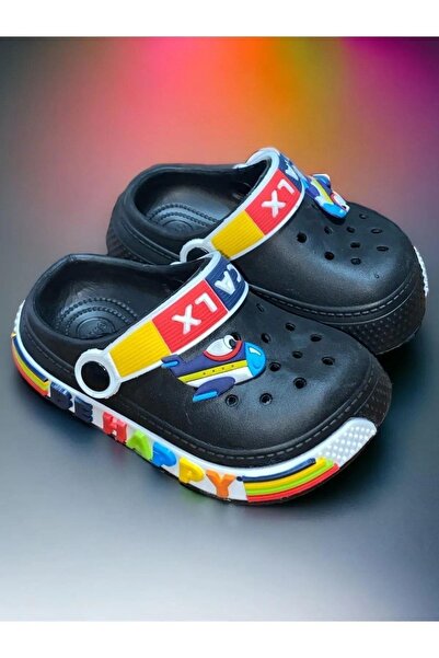 Ege Kids شبشب كروكس أسود للأولاد
