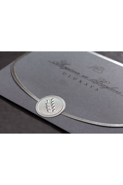 İklim Düğün Davetiyesi / Nişan Davetiyesi / Nikah Davetiyesi / (50 Adet) Baskı Hariç Davetiye 10641