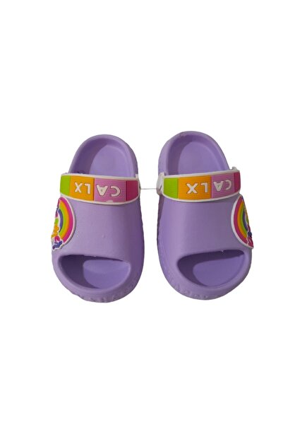 Calx Çocuk Kaymaz Taban Yazlık Havuz Deniz Bahçe Günlük Sandalet Terlik