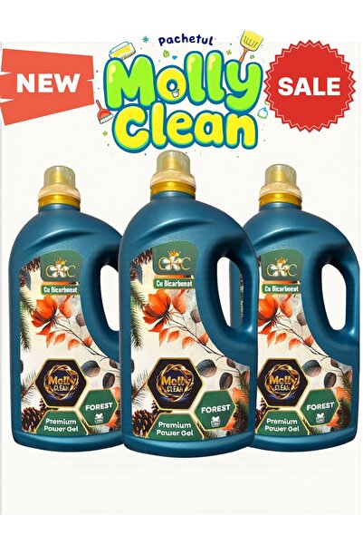 MOLLY CLEAN Detergent Forest Cu Bicarbonat 3x4 litri