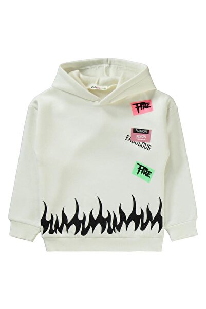 Civil Girls Alev Printed 6-9 Years Old Tracksuit Set - Ecru6-7 Years Old