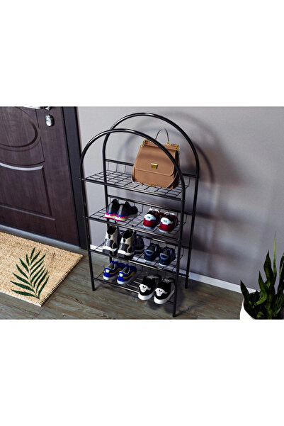 B&G Buğlem 3 Raflı Dekoratif Çok Amaçlı Metal Ayakkabılık