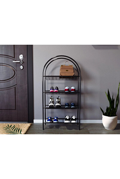 B&G Buğlem 3 Raflı Dekoratif Çok Amaçlı Metal Ayakkabılık