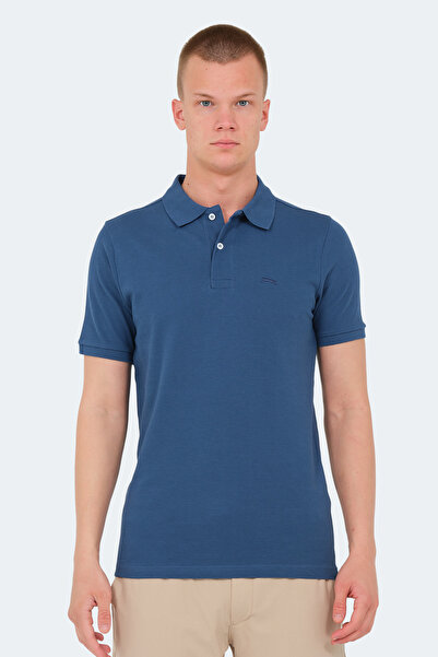 Slazenger VALE KTN Σετ 5 ανδρικών μπλουζών Λευκό - Μαύρο - Γκρι - Σκούρο Γκρι - Μπλε Σαξόφωνο