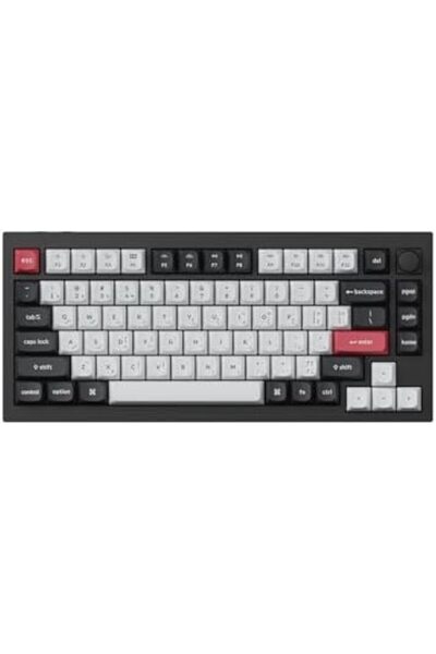 Keychron Q1 HE QMK Wireless Mechanical Keyboard – 75% (87-Key), Hall-Effect Magnetic Switches, Tri