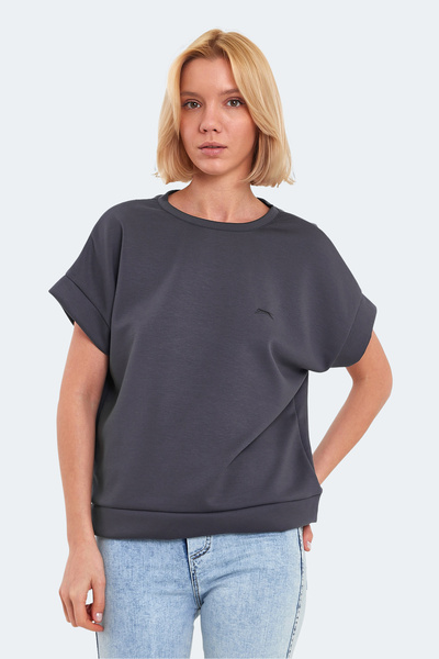 Slazenger Dark Gray VINKO I Women's T-Shirt