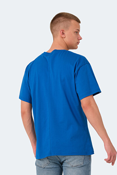 Slazenger Kulana Oversize Men's Oversize Saks Blue T-Shirt