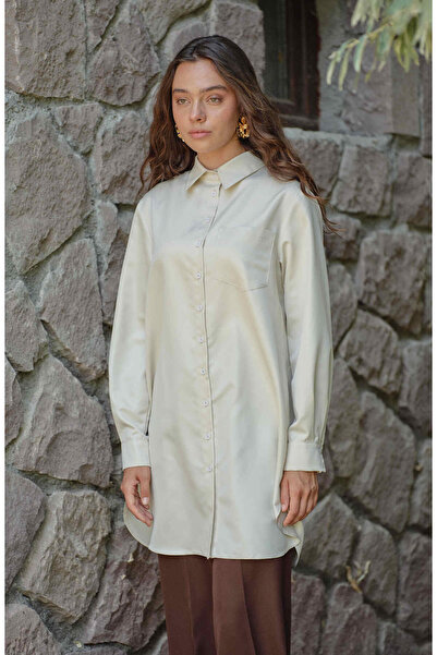 Fatma Atasoy Fit Dad Taş Gömlek