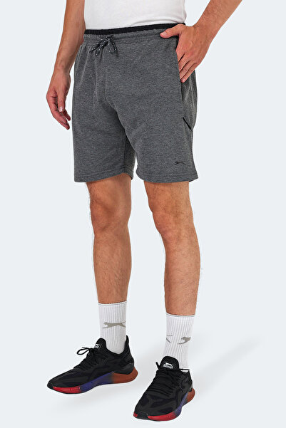 Slazenger NAGORE 2 li Set Erkek Cepli Gri - Koyu Gri Şort
