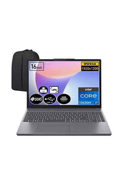 LENOVO Ideapad Slim 3 Intel Core I7-13620H 32 GB Ram 512 GB SSD 16" Wuxga Win...