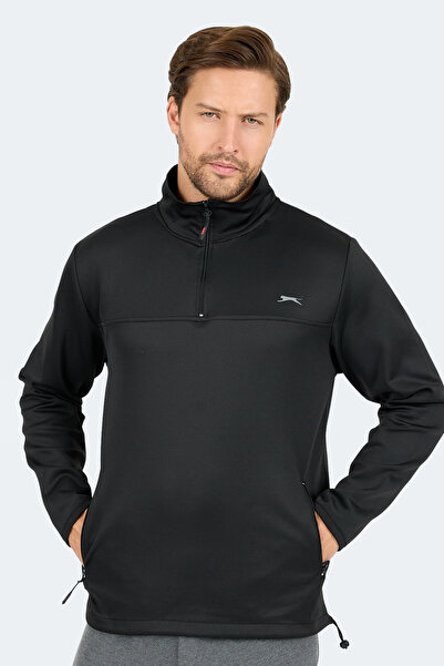Slazenger SATU Erkek Siyah Sweatshirt