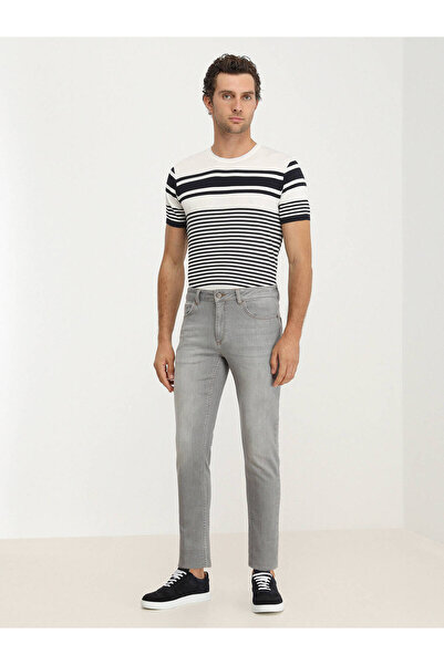 Kip Сірі джинси Slim Fit з бавовняною сумішшю