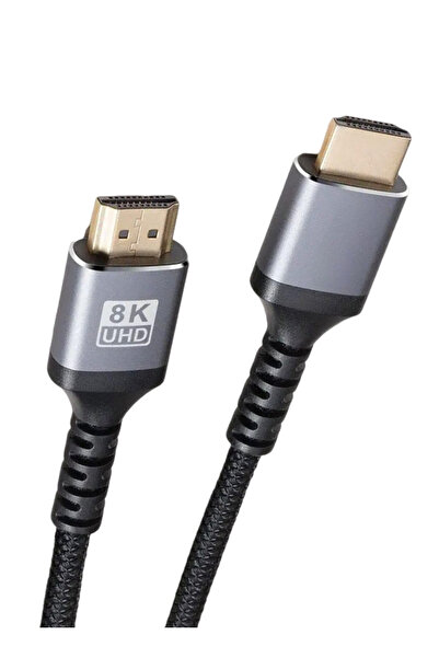 Glassology كابل HDMI 2.0 بدقة 8K بطول 5 أمتار - 18 جيجابت في الثانية، بدقة 4K عند 60 هرتز، HDR، ثلاثي الأبعاد، مضفر، متوافق مع أجهزة متعددة