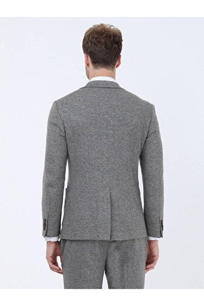 Kip Mink Printed Modern Fit Knitted Suit