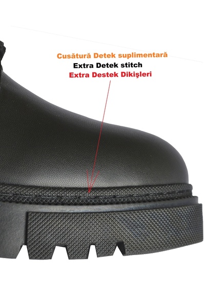 FAYMAZ Αντιολισθητικές γυναικείες μπότες χειμερινές με φερμουάρ από γούνα στη σόλα iarnă