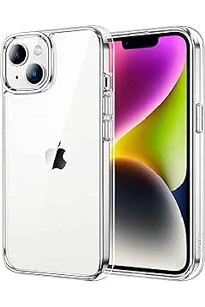 Glassology جراب شفاف فائق النحافة لهاتف iPhone 14 - مضاد للاصفرار، ذو جودة عس...